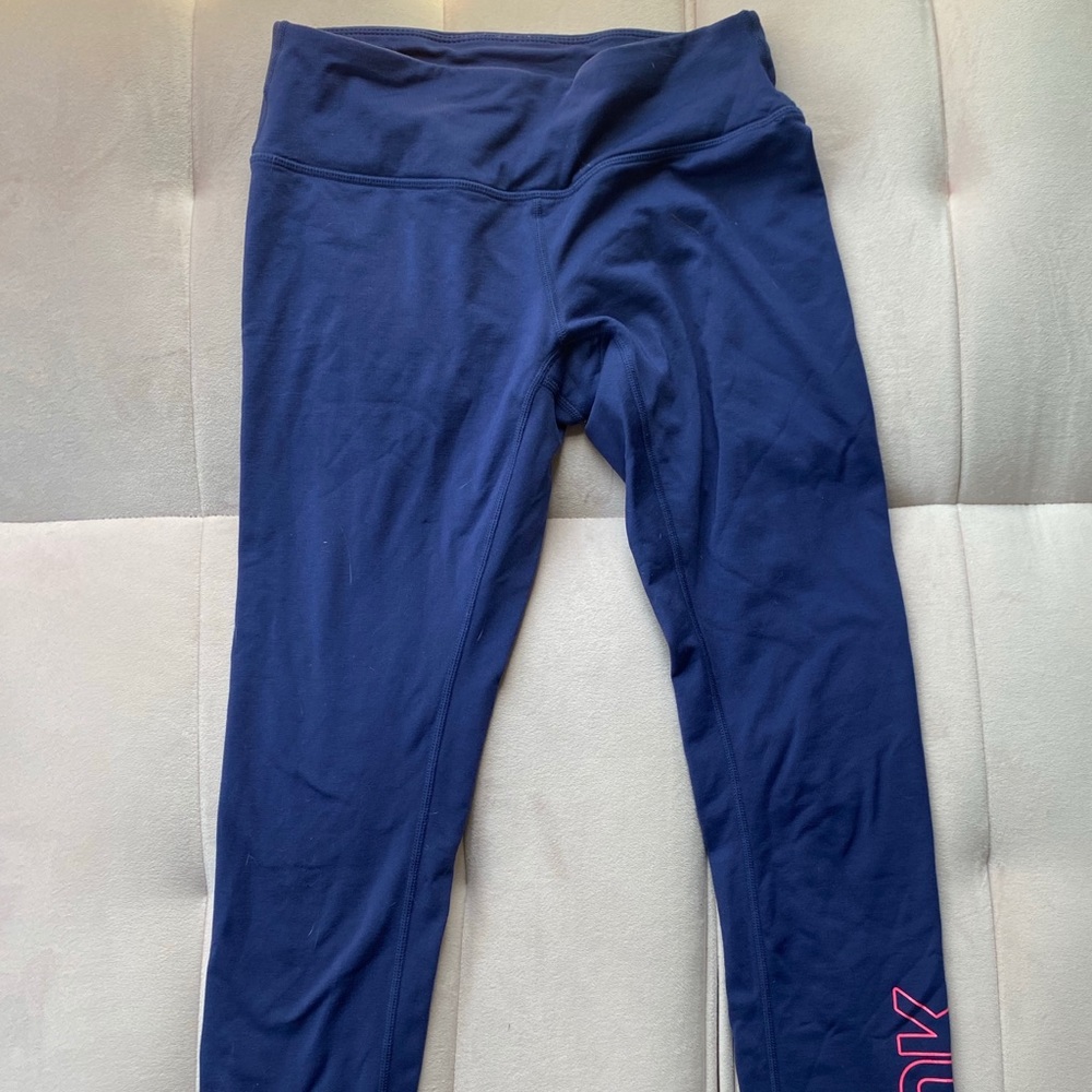 Navy full length Reebok leggings